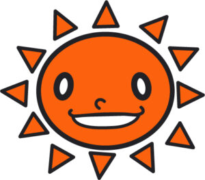 フリーイラスト太陽